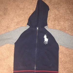 Boys Ralph Lauren jacket w hood. In good condition